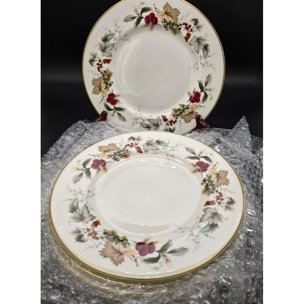 Royal Doulton Ardon English Fine Bone China Salad Plates Luncheon VL4029